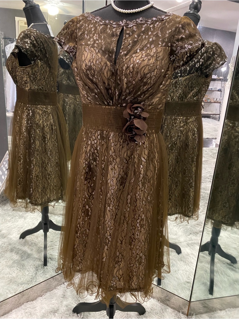 Special Occasions Brown Short Formal size 10